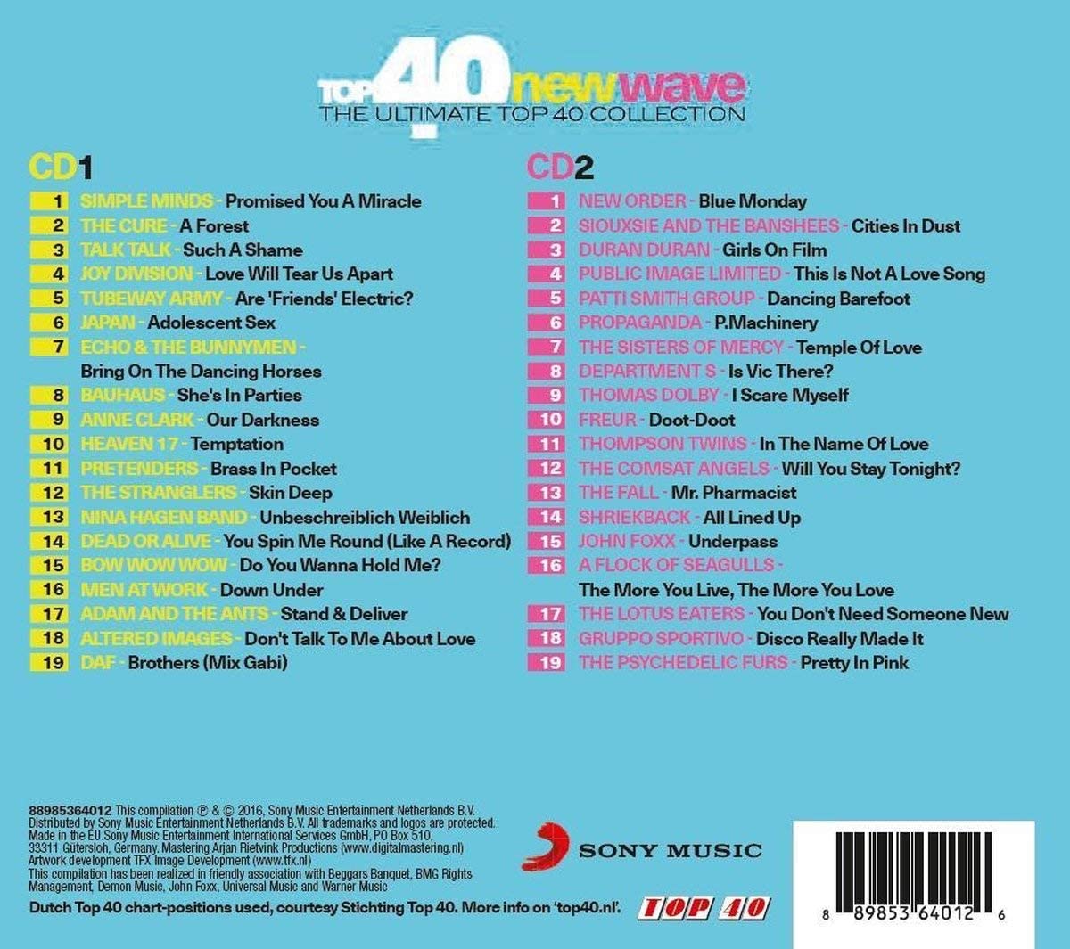 Top 40 New Wave (The Ultimate Top 40 Collection) / Various (2 Cd)