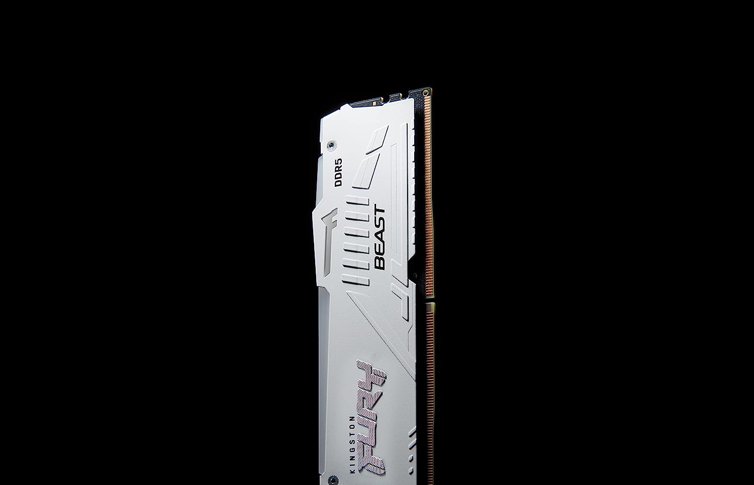 Kingston Fury Beast White RGB 16GB 6000MT/s CL36 DDR5 Expo DIMM | Infrared Syncing | Fury CTRL Software | Overclocking | Plug N Play | AMD Expo | Single Module | KF560C36BWEA-16 White 6000MT/s 16GB