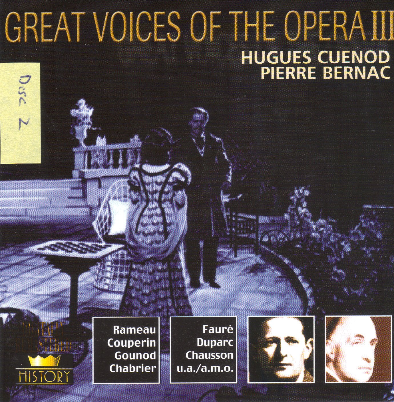 Great Voices Of The Opera III - Cuenod
