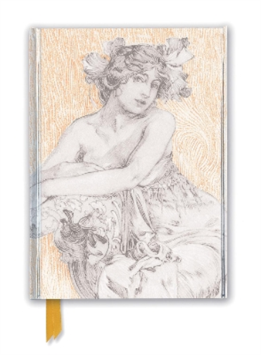Alphonse Mucha: Study for Documents Décoratifs Plate 12 (Foiled Journal)