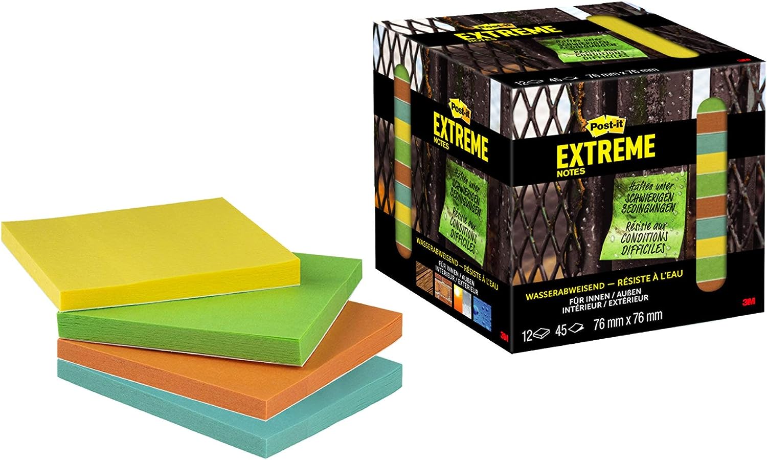 Post-it® Extreme Notes Haftnotizen extremstark f