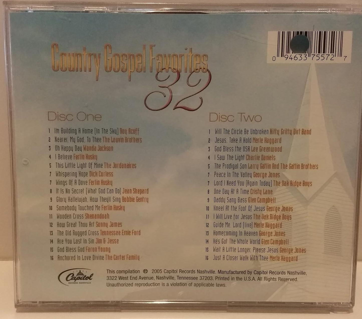 32 Country Gospel Favorites