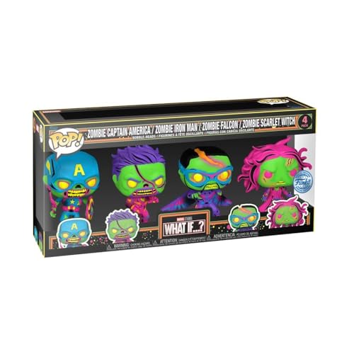 What if...? - Blacklight US Exclusive Pop! 4 Vinyl Pack
