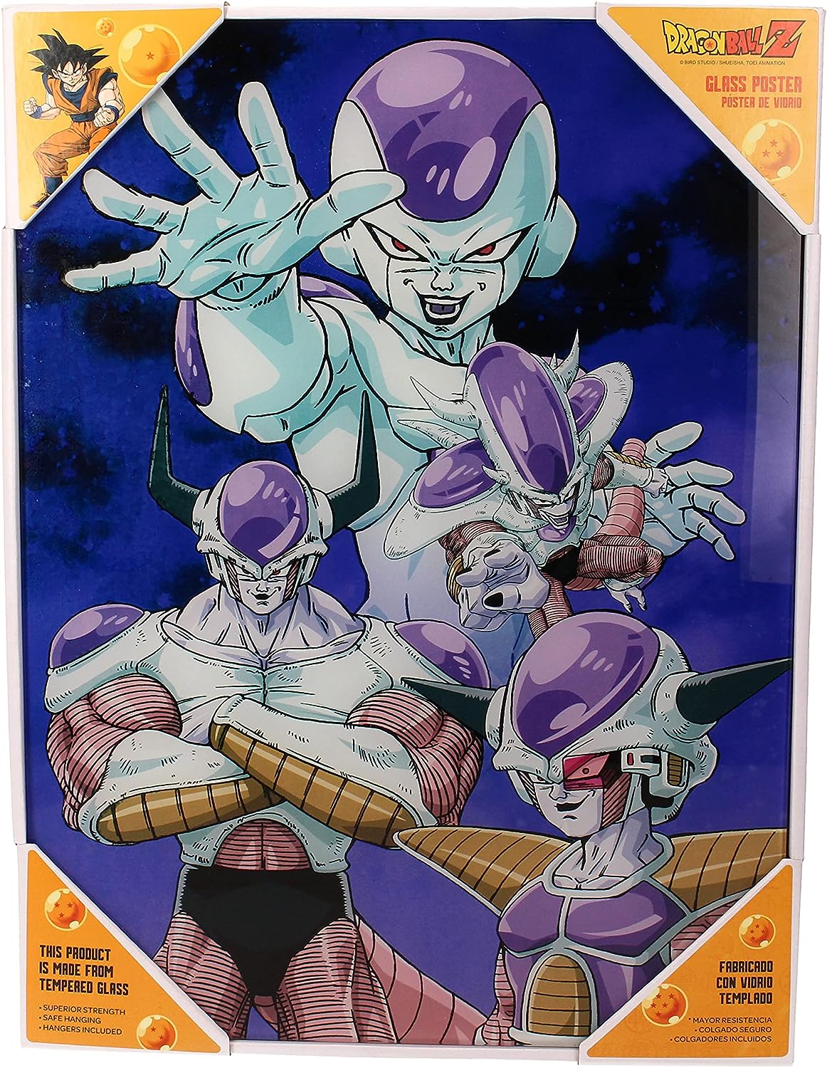 DRAGON BALL - Impression en Verre - Frieza Forms - 30X40 Cm