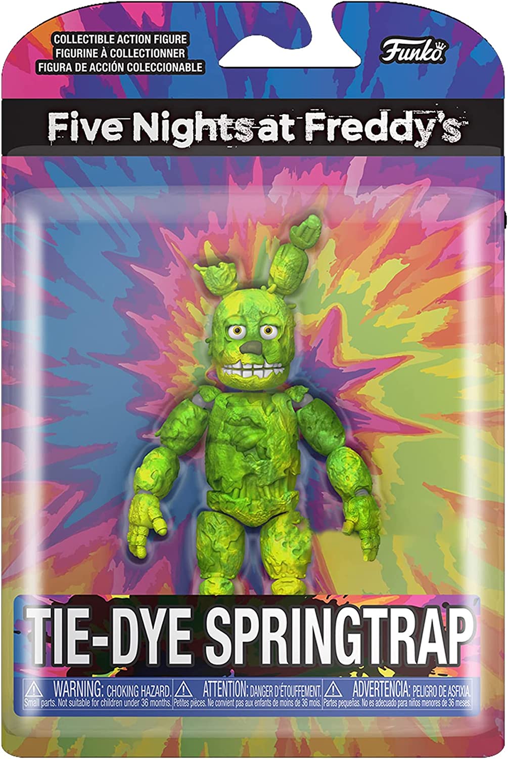 Funko Five Nights at Freddy's - Springtrap Tie Dye US Exclusive Action Figure Green