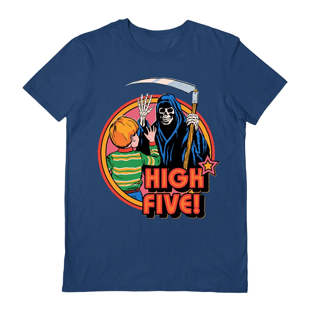 STEVEN RHODES (HIGH FIVE) NAVY UNISEX T-SHIRT