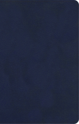 KJV Single-Column Compact Bible, Navy LeatherTouch