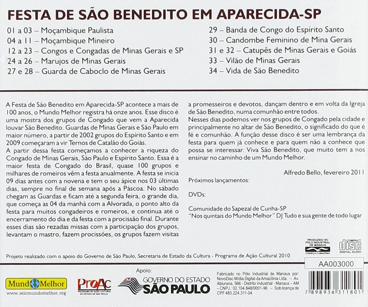 Festa De Sao Benedito De Aaprecida - Festa De Sao Benedito De Aaprecida