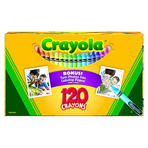 Crayola: 120 Pastelli A Cera Con Temperino