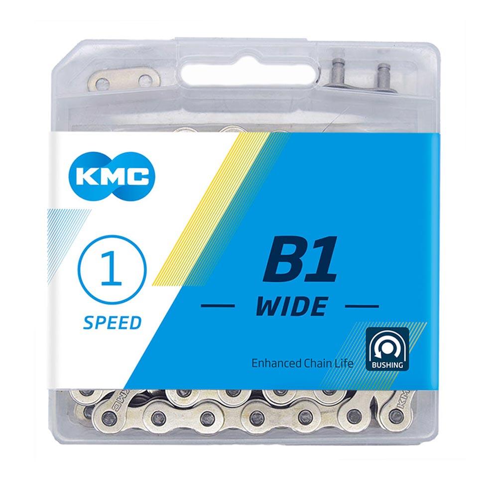 KMC B1 Wide Silver Chain 112L cycle bike chain
