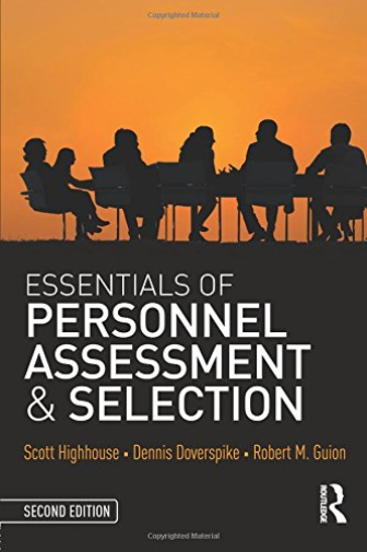 Essentials of Personnel Assessment and Selection