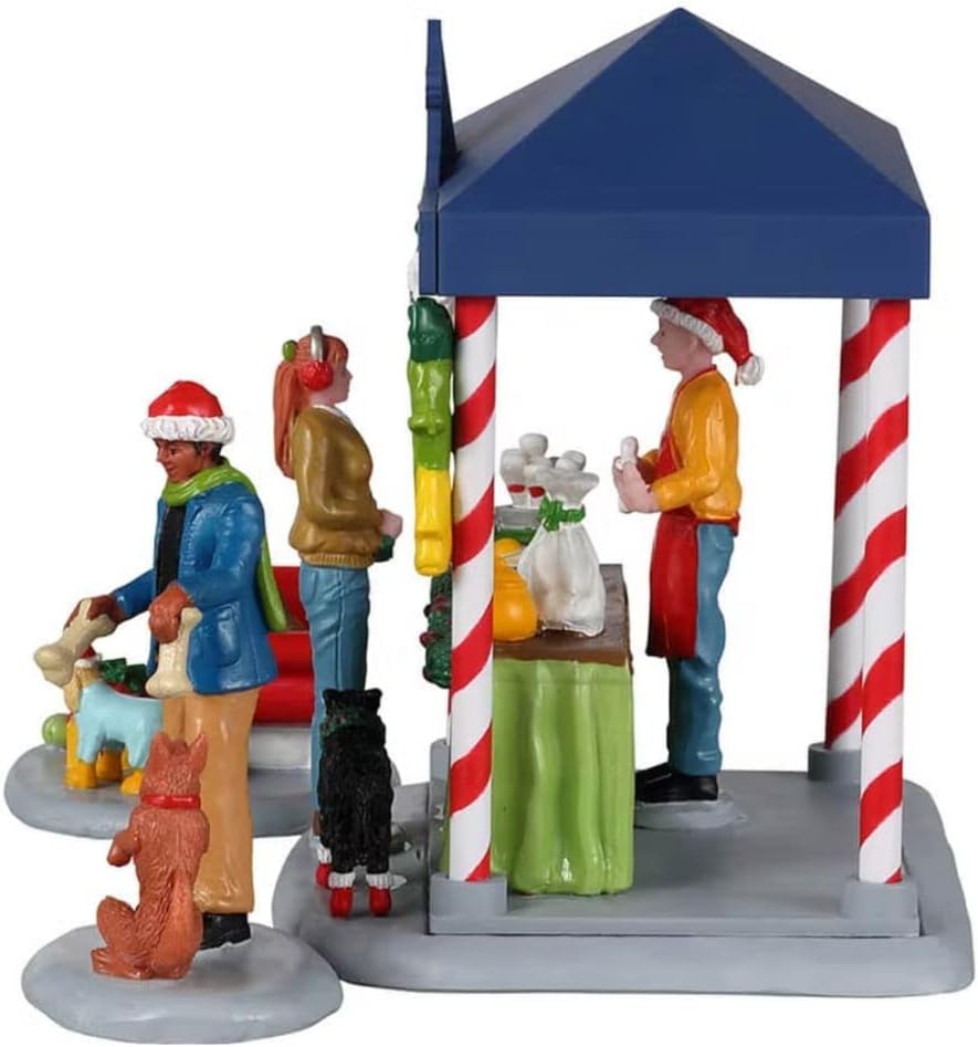 Lemax Village Collection Santa Claws & Paws, Set of 3