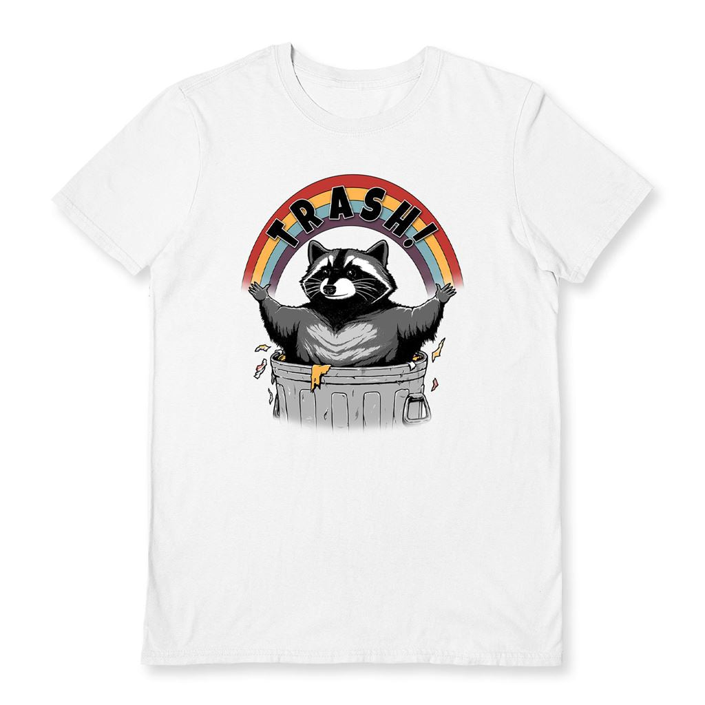 PIGBOOM (TRASH!) WHITE UNISEX T-SHIRT