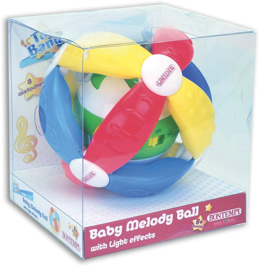 Bontempi 70 2225 - Baby Palla Musicale, 8 Melodie Preregistrate, Effetti Sonori