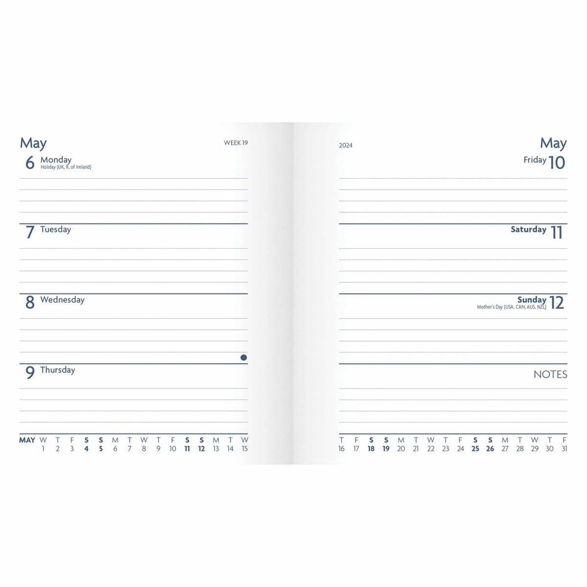 2024 Fashion Diary Bees Square Pocket
