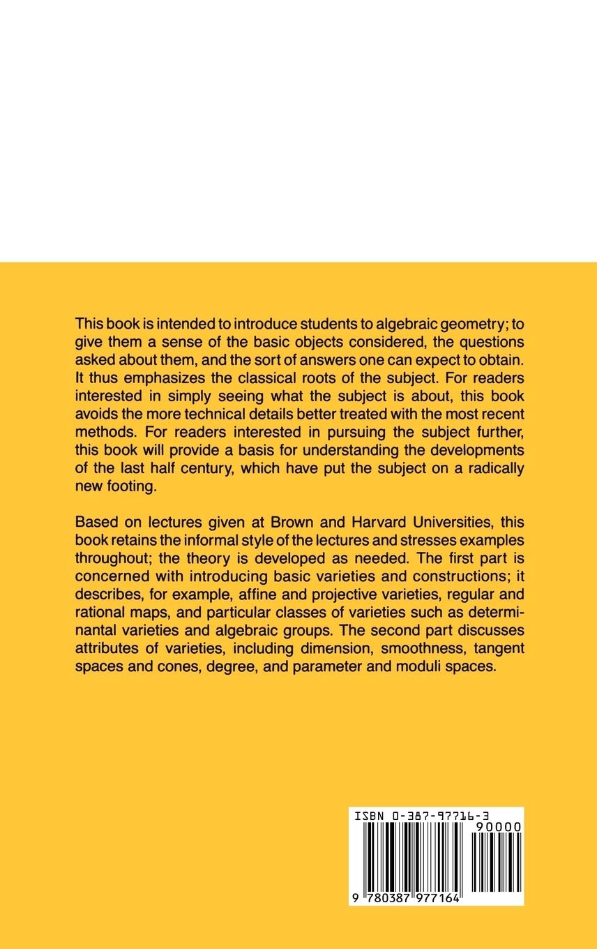 Algebraic Geometry