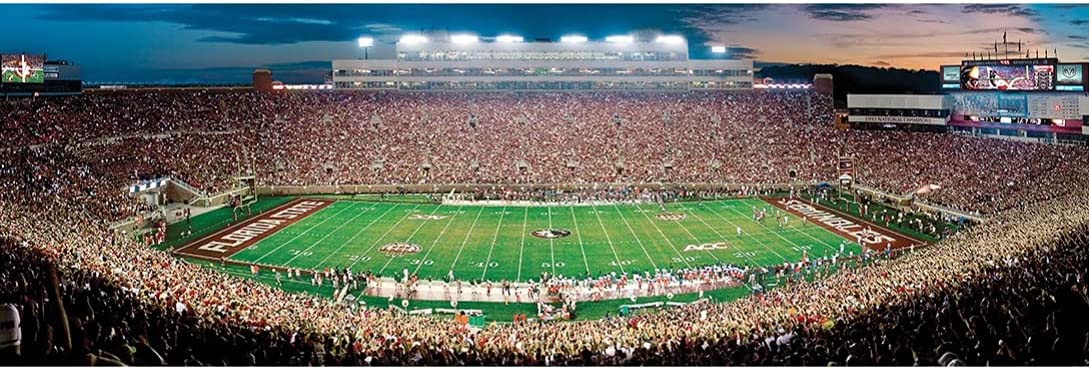 MasterPieces Florida State Seminoles 1000PC Panoramic Puzzle Florida State Seminoles Standard Packaging