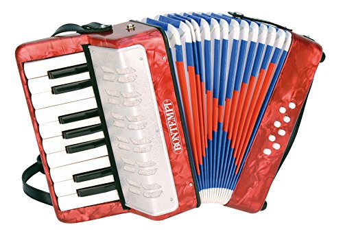 Bontempi 33 1730 - Fisarmonica A 17 Tasti Con Diesis E 8 Bassi