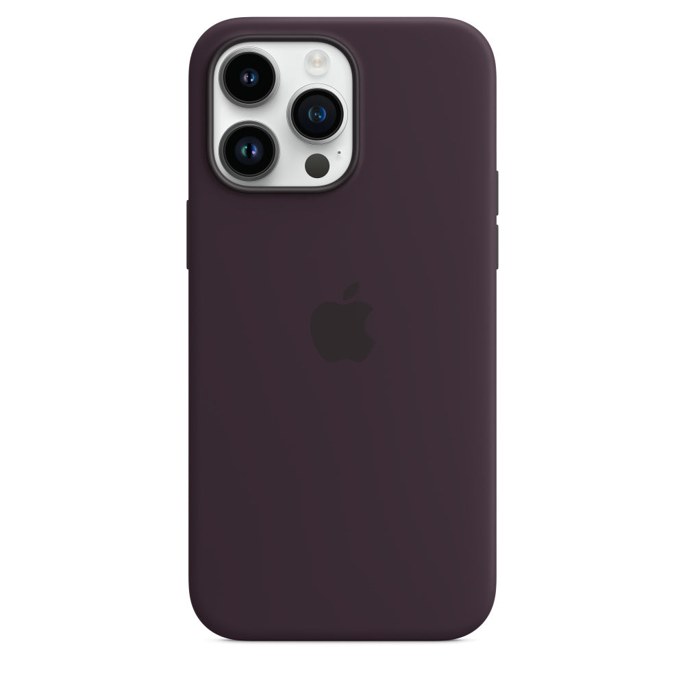 Apple - Back Cover For Mobile Phone - With Magsafe - Silicone - Elderberry - For Iphone 14 Pro Max