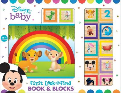 Disney Baby: First Look and Find Book & Blocks