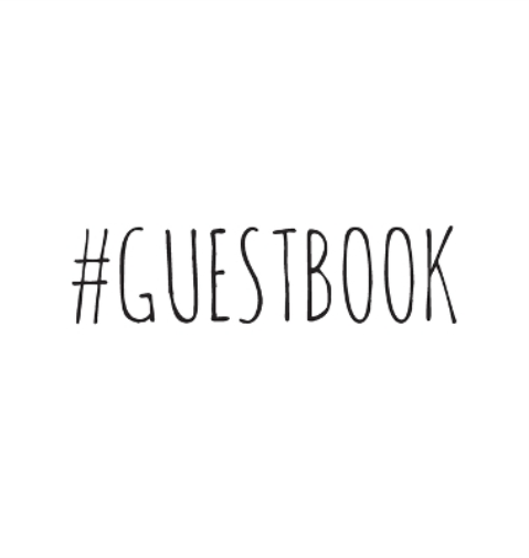 #GUESTBOOK, Guests Comments, B&B, Visitors Book, Vacation Home Guest Book, Beach House Guest Book, Comments Book, Visitor Book, Colourful Guest Book, Holiday Home, Retreat Centres, Family Holiday Guest Book (Hardback)