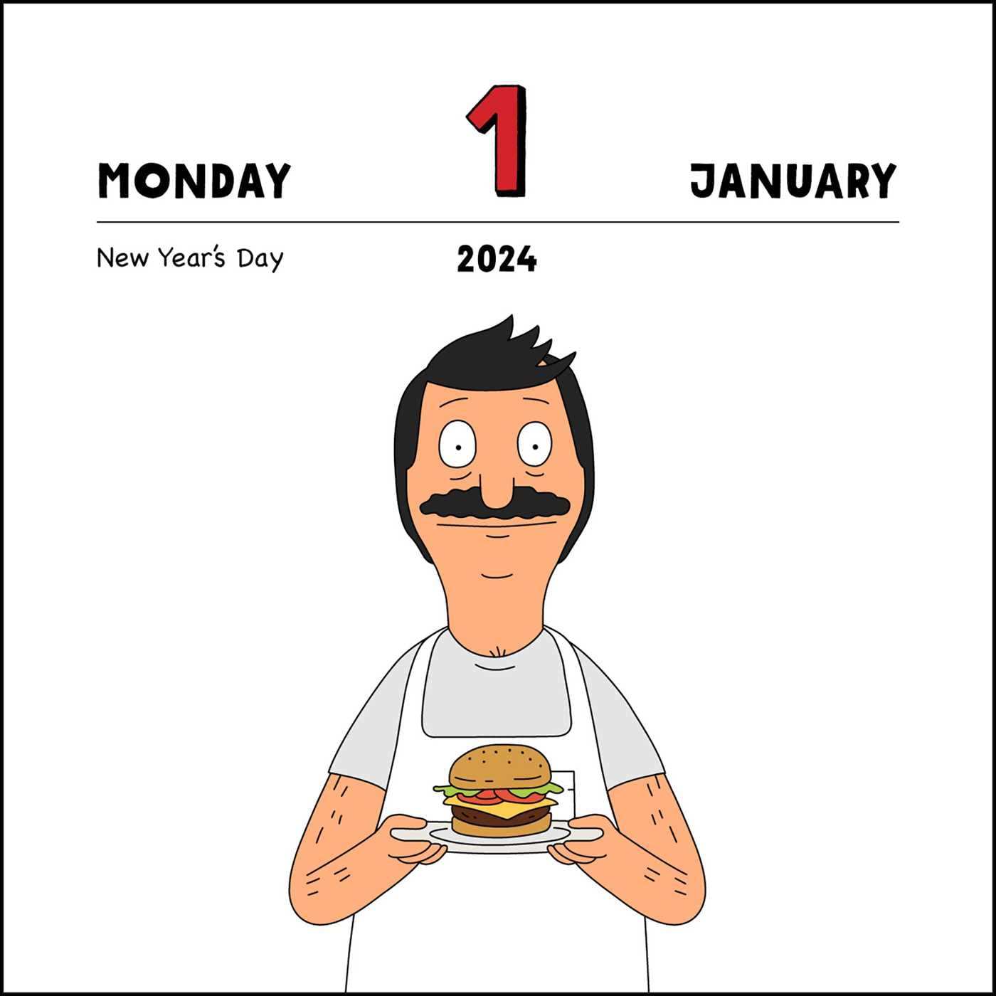 Box - Cal 24 Bobs Burgers 2024 Day To Day Cale