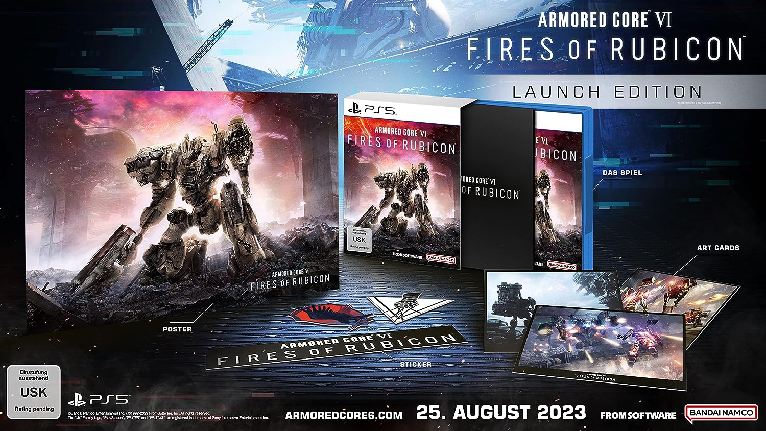 Armored Core VI Fires of Rubicon Launch Edition - PlayStation 5 Day 1 Edition