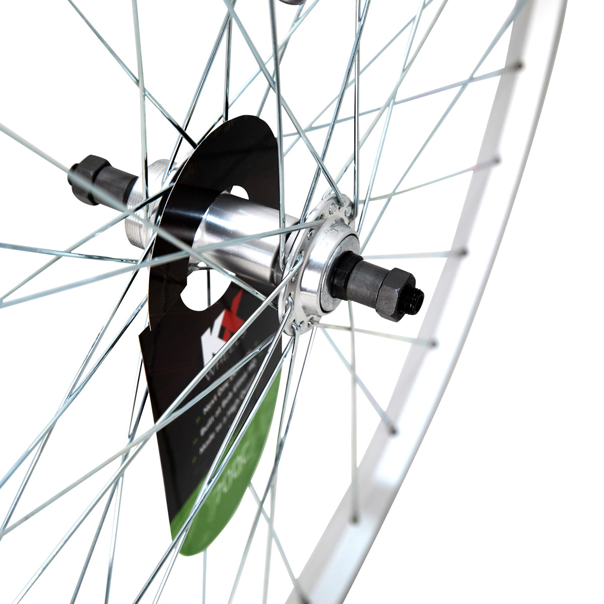 KX Hybrid 700C Singlewall Q/R Screw On Wheel Rim Brake (Rear) - Silver