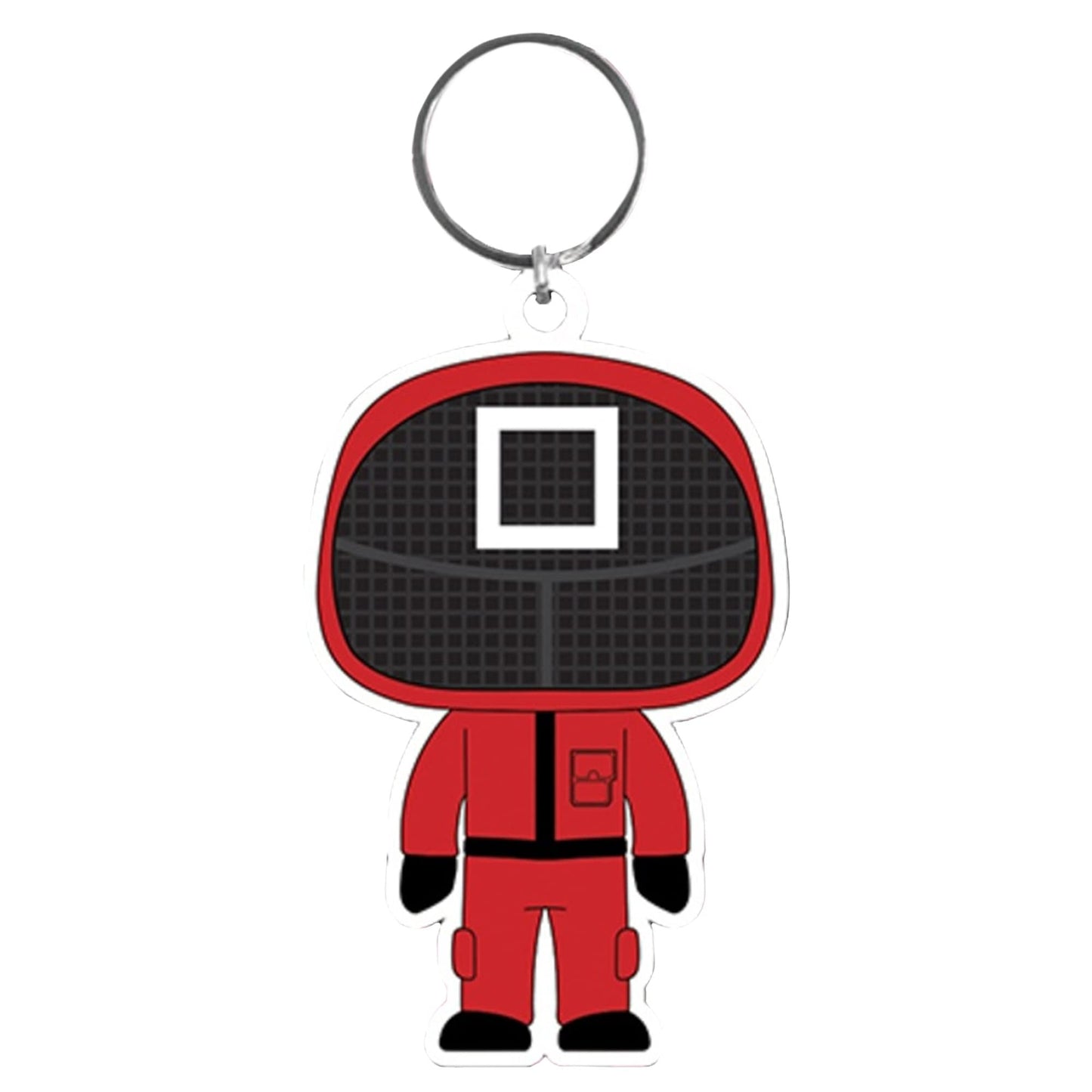 Squid Game: Pyramid - Square Guard (Rubber Keychain / Portachiavi)