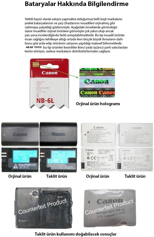 Canon Battery Pack NB-11LH, Black, (Model: 9391B001)