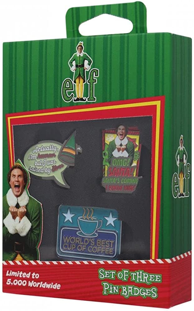 Buddy - Der Weihnachtself Ansteck-Pins 3er-Set Lim