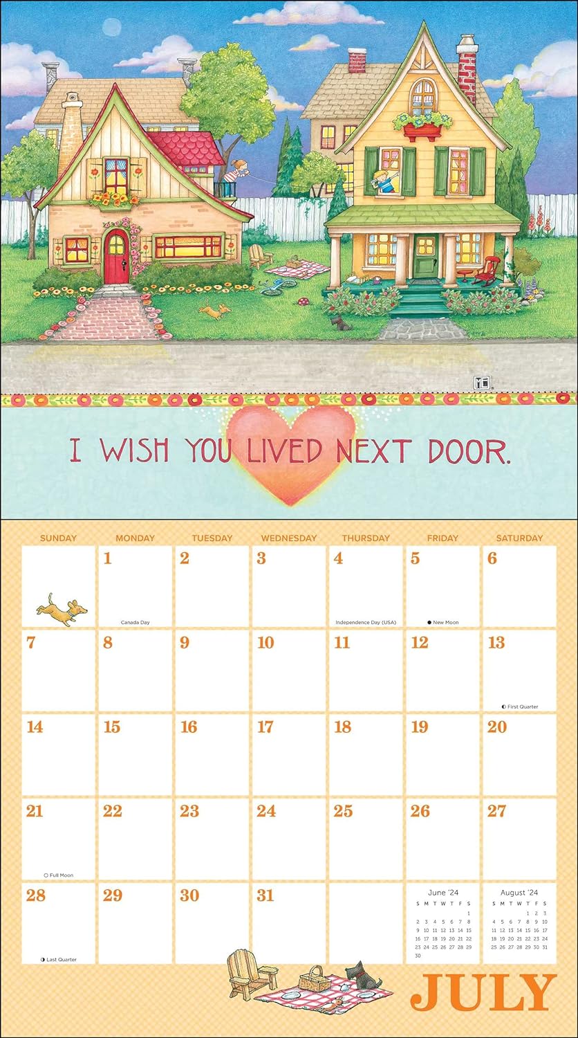 Mary Engelbreit's 2024 Deluxe Wall Calendar