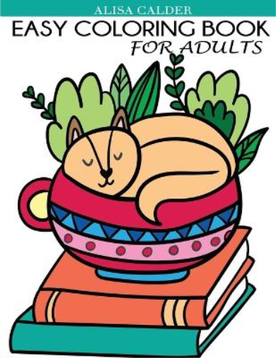 Easy Coloring Book for Adults