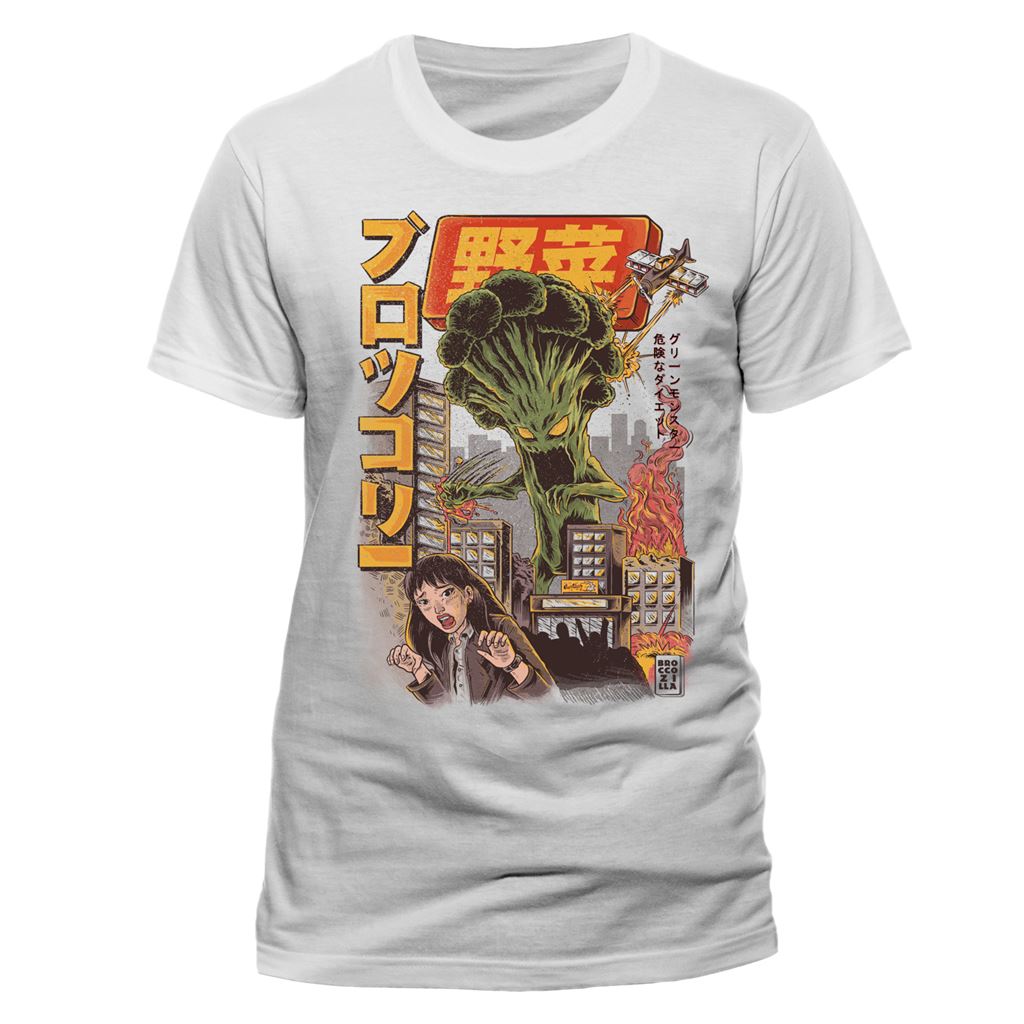 ILUSTRATA (THE BROCCOZILLA) WHITE T-SHIRT