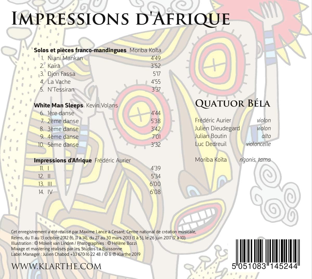 Quatuor Bela & Moriba Koita Feat. F - Impressions Dafrique