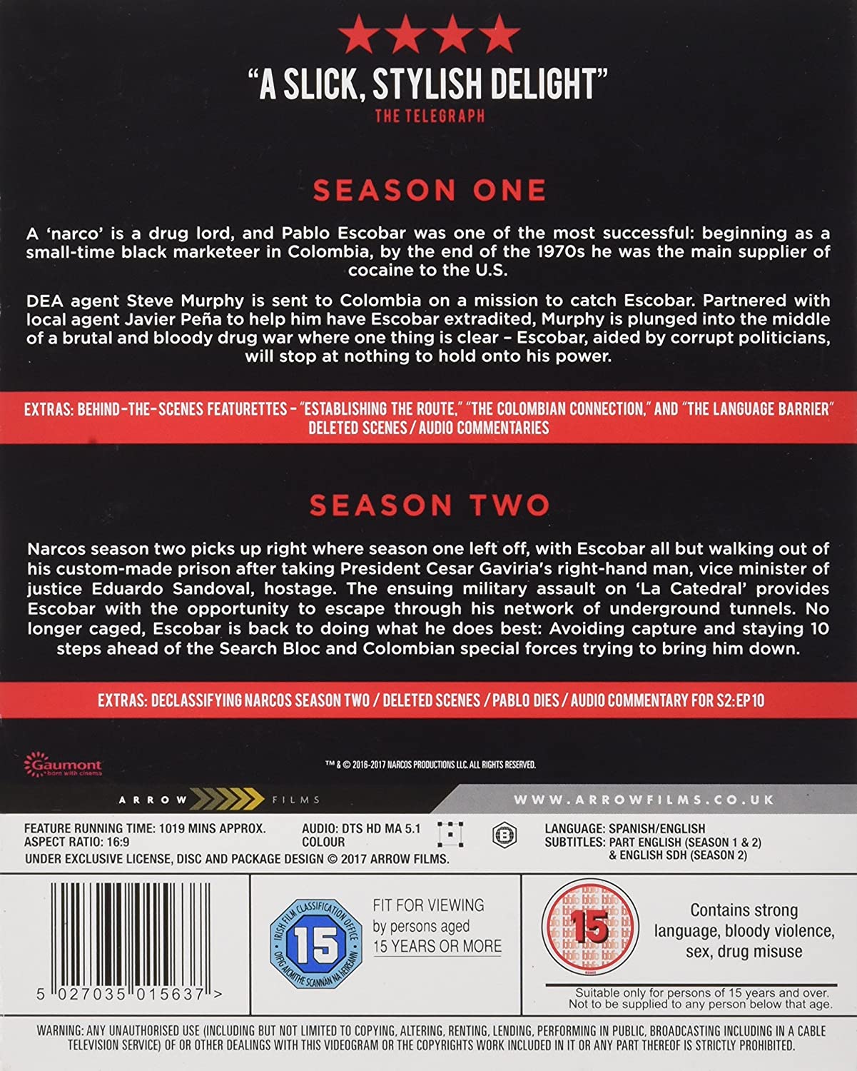 Narcos: The Complete Seasons One & Two