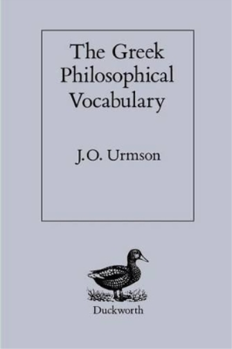 The Greek Philosophical Vocabulary