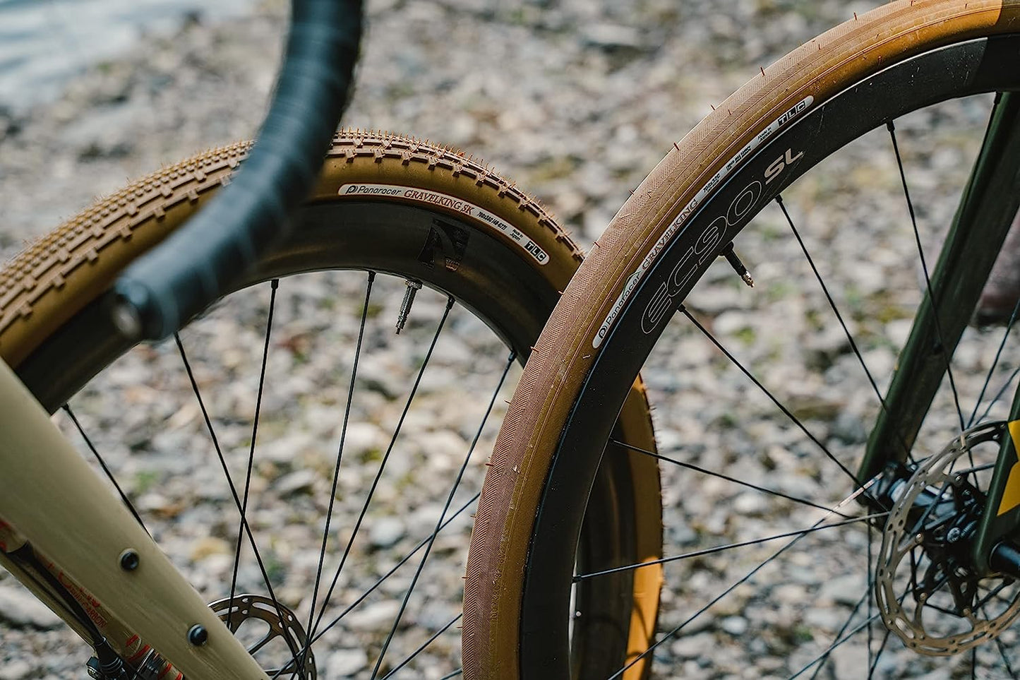 Panaracer Gravel King Semi Slick Colour Edition Tubeless Compatible Gravel Tyre Ginger/Brown 700 x 38c