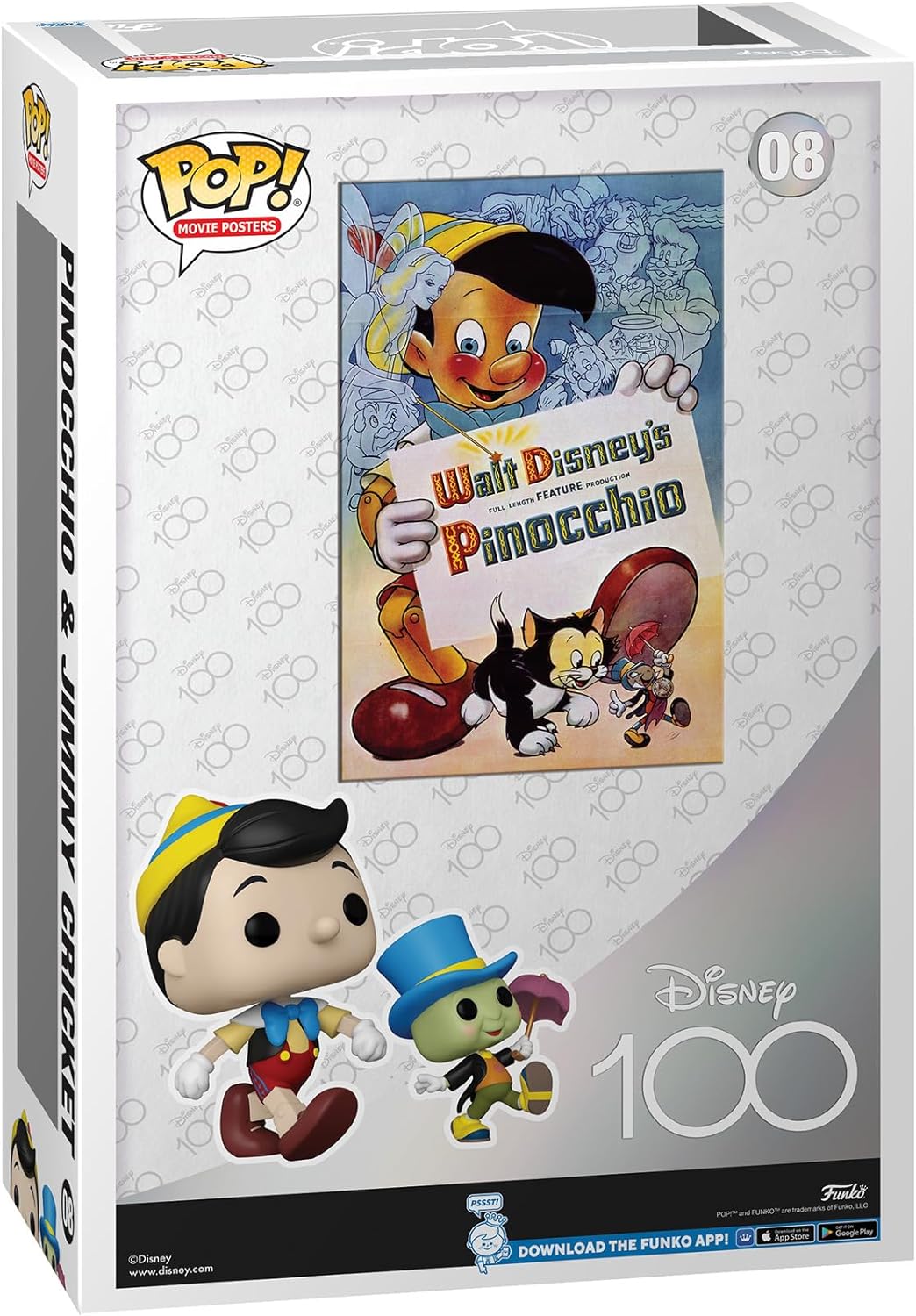 Funko POP! Movie Poster: Disney - Pinocchio - Collectable Vinyl Figure - Gift Idea - Official Merchandise - Toys for Kids & Adults - Model Figure for Collectors and Display