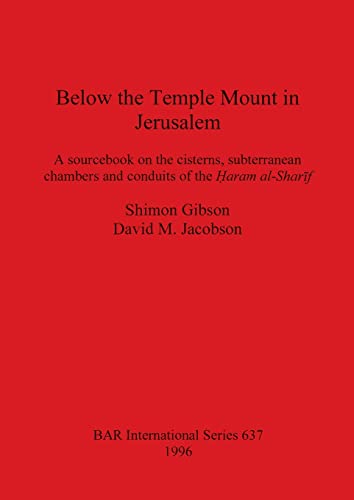 Below the Temple Mount in Jerusalem