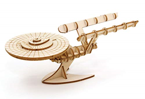 IncrediBuilds: Star Trek: U.S.S. Enterprise Book and 3D Wood Model
