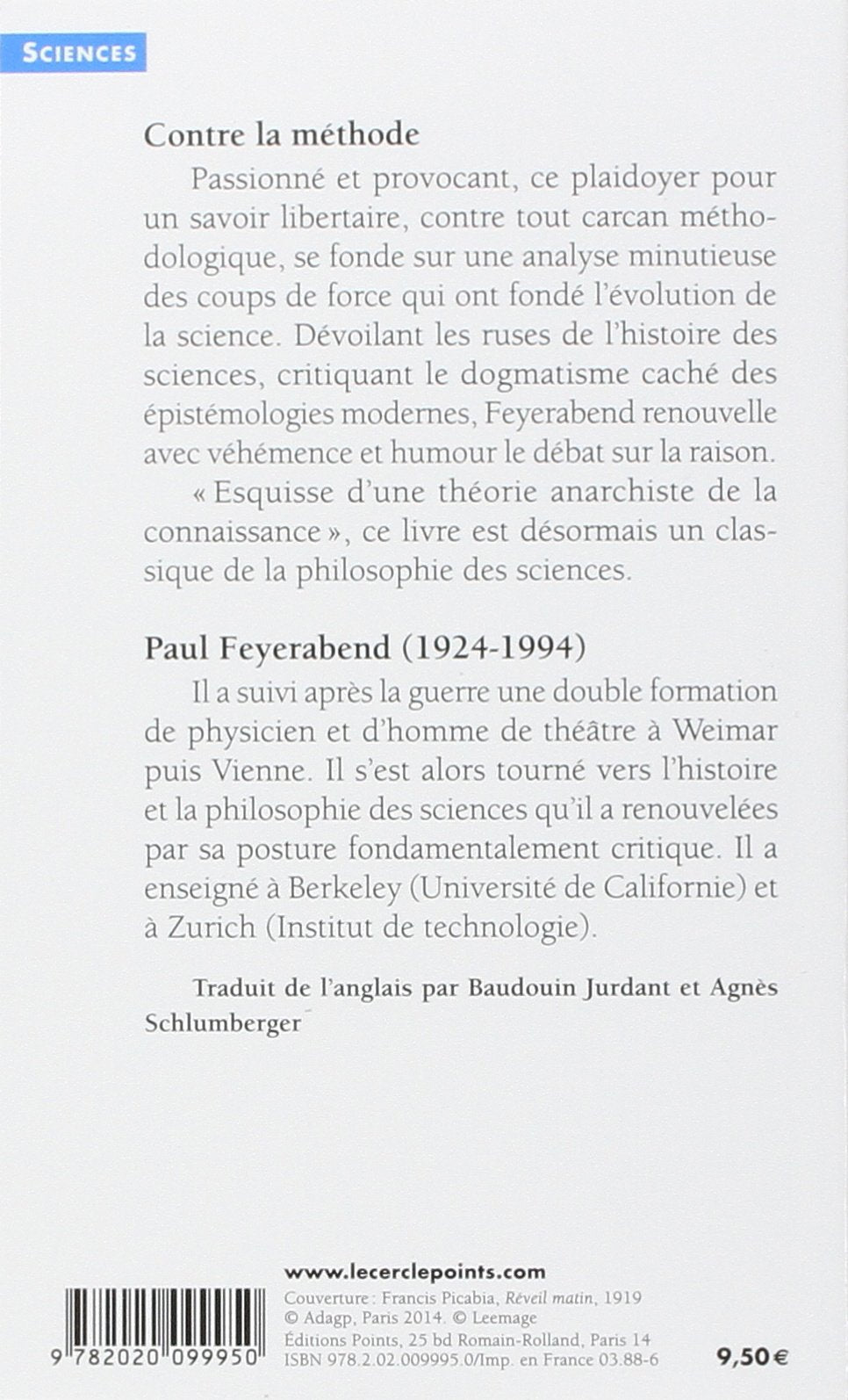 Contre la methode
