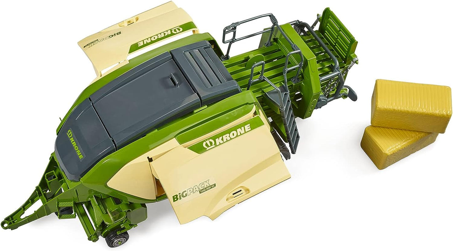 Bruder: 2033 - Rimorchio Krone Big Pack Pressaballe 1290 Hdp Vc