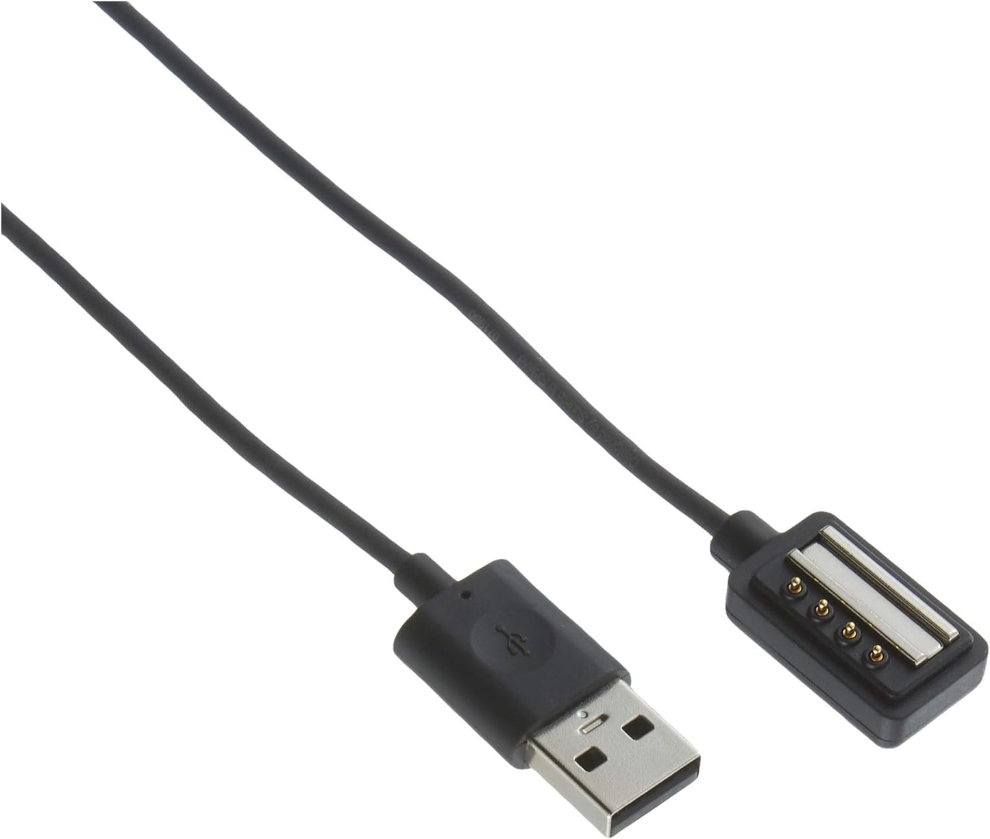 Suunto - Charging / Data Cable - Usb Male To Terminal (Magnet) - Black