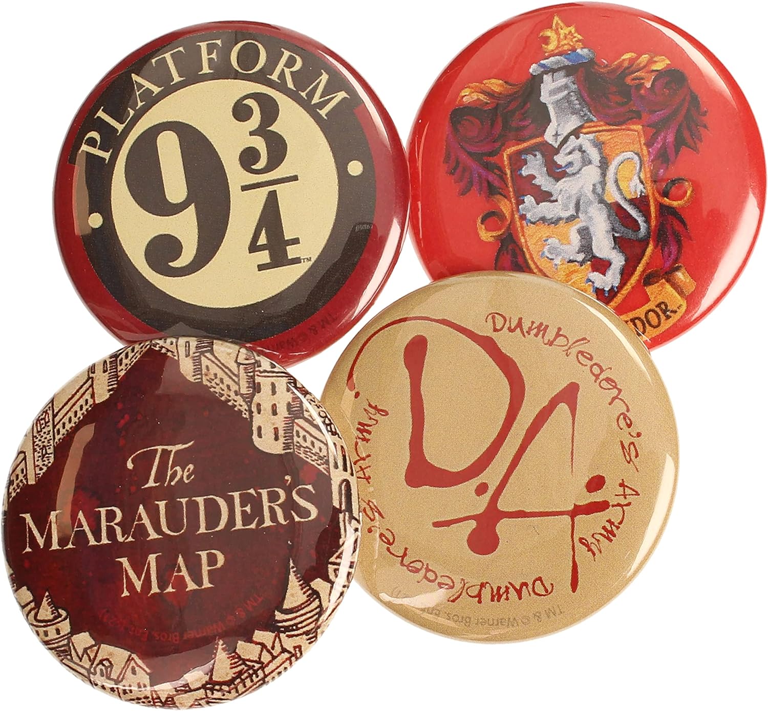 SD TOYS HARRY POTTER - Pack de 4 badges