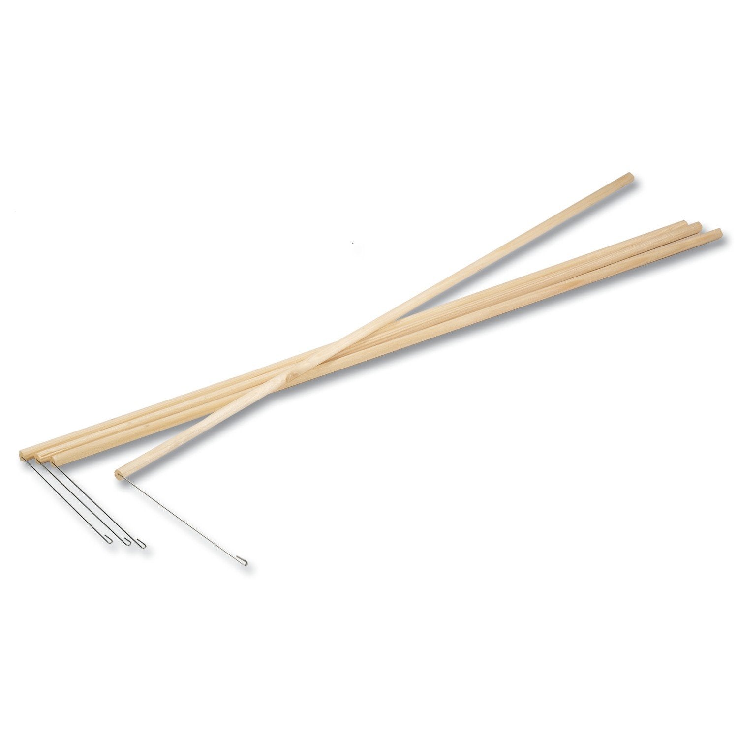 folia Lampion natur Stab aus Holz Ø 8,0 mm