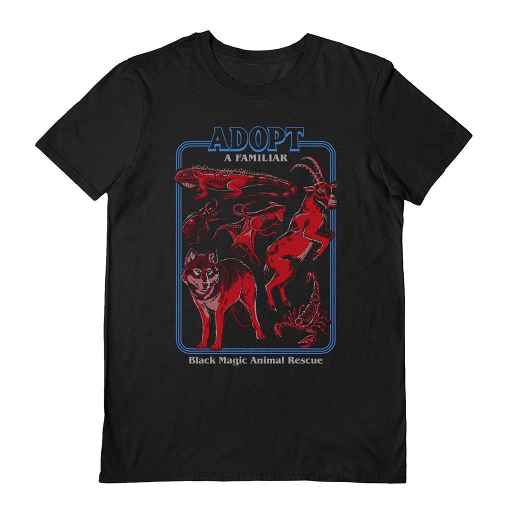 STEVEN RHODES (ADOPT A FAMILIAR PART 3) BLACK UNISEX T-SHIRT SMALL