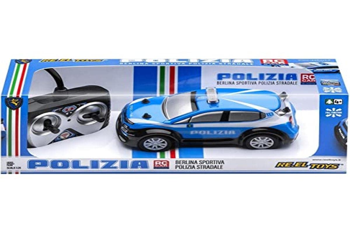 Reel Toys: Auto Polizia 1:26 Controllo Completo