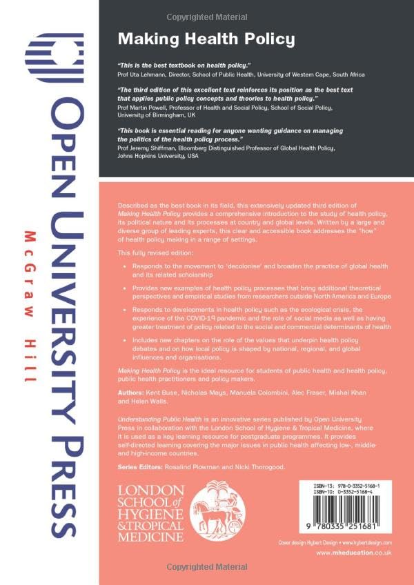 Making Health Policy, 3e