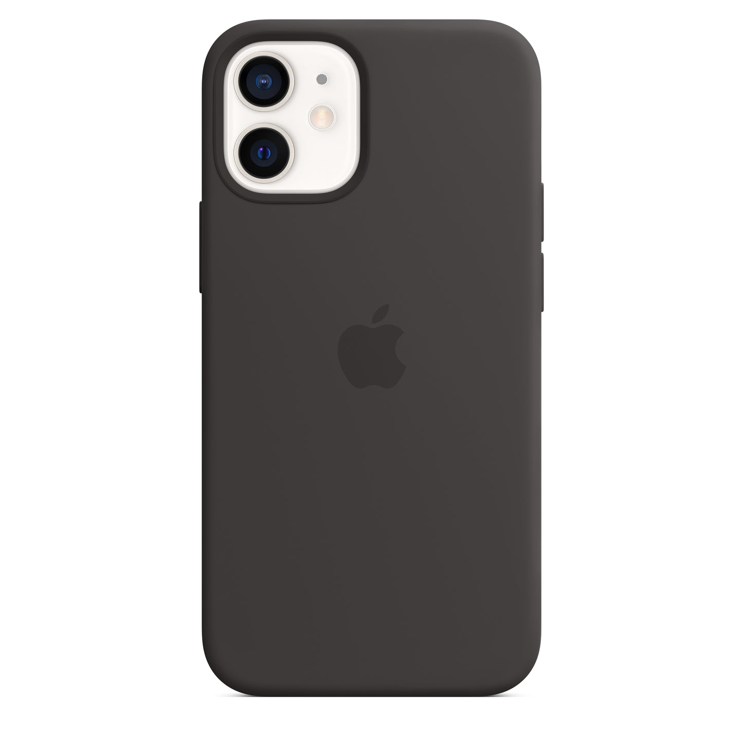 Apple - Back Cover For Mobile Phone - With Magsafe - Silicone - Black - For Iphone 12 Mini